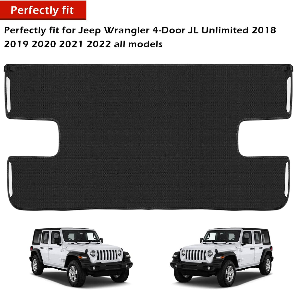 Black Vinyl Tonneau Cover 3 pcs I88809
