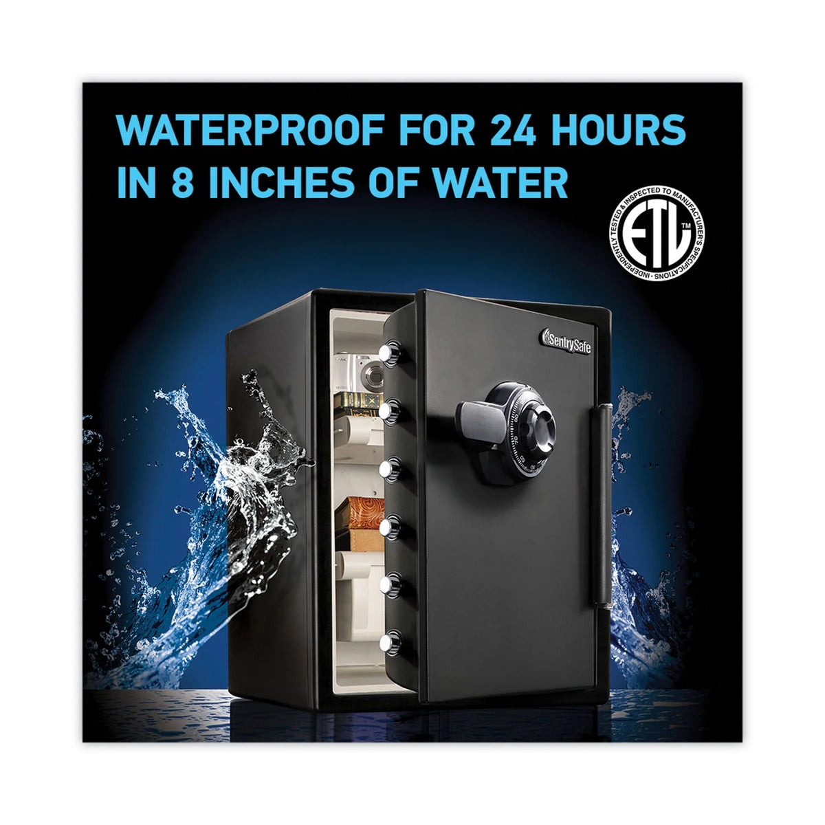 Fire-Safe with Combination Access, 2 cu ft, Black O222