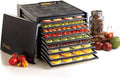 Electric Food Dehydrator Machine 600 W 9 Trays Black R858287