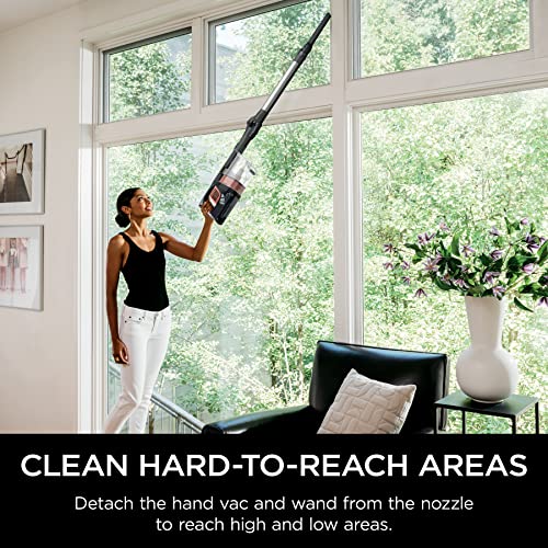 Cordless Stick Vacuum with DuoClean PowerFins, MultiFLEX, 120-min Runtime, Double Battery, Rosewood, Red Q325205