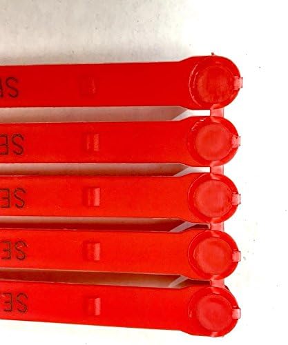 Red Plastic Seal Security with Print Progressive Numbering N935