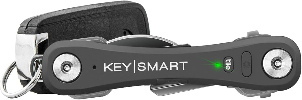 Compact Trackable Key Holder with LED Flashlight and Key Finder R294