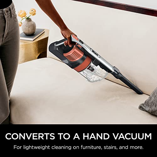 Cordless Stick Vacuum with DuoClean PowerFins, MultiFLEX, 120-min Runtime, Double Battery, Rosewood, Red Q325205