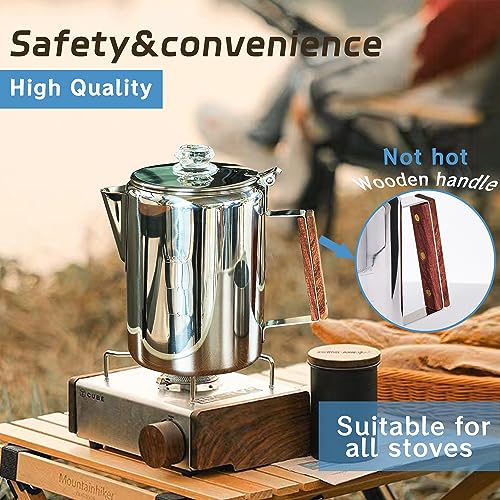 Stainless Steel Stovetop Coffee Percolator (9 Cups) K34890
