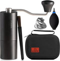 Manual Coffee Grinder with Adjustable Coarseness Settings, Black Z628636
