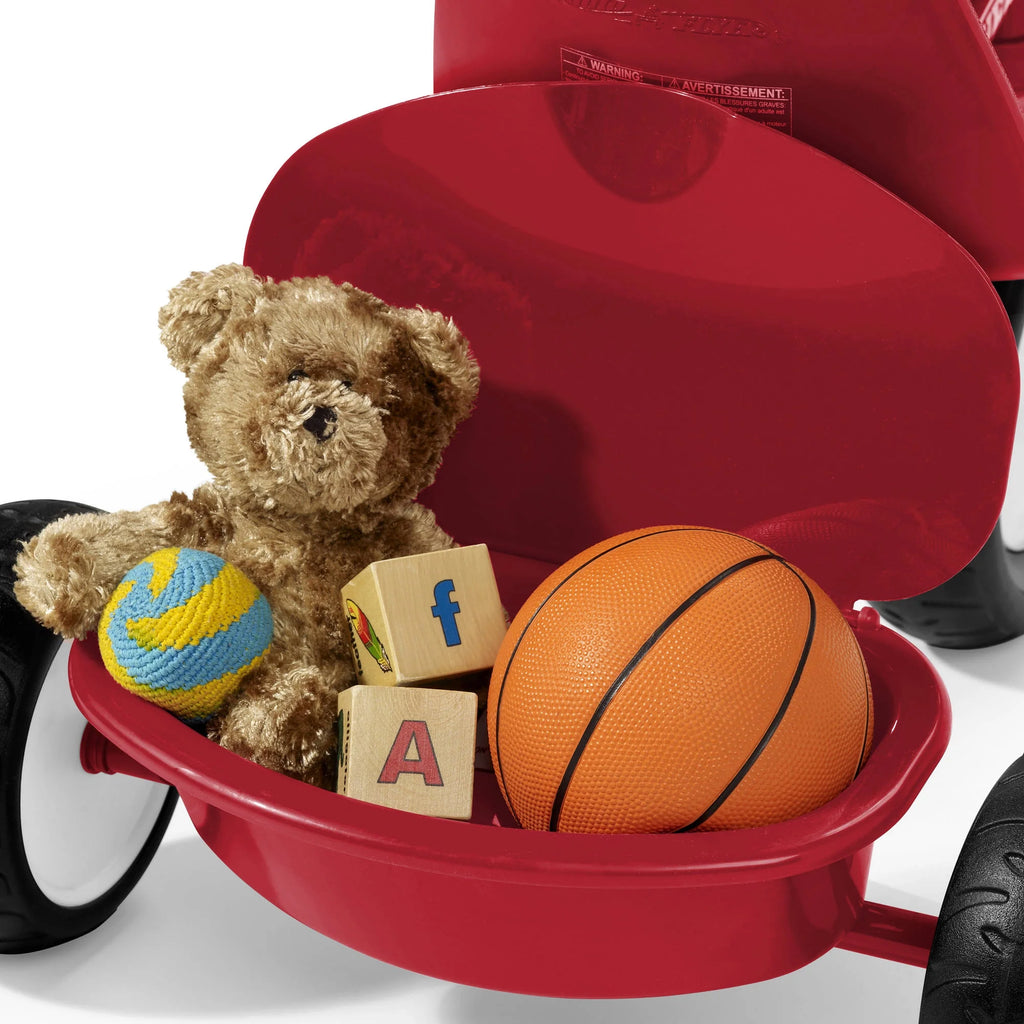 Red Tricycle with Parent Push Handle K193