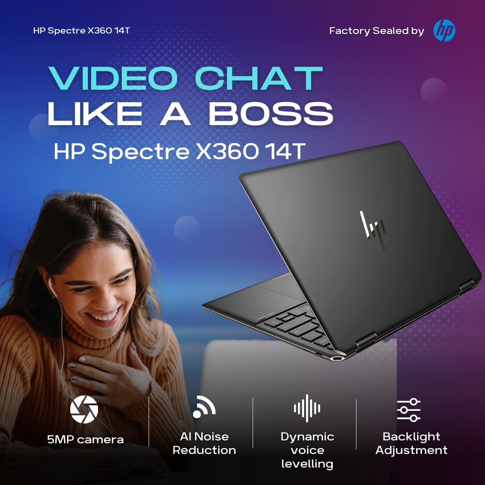 13.5" Touch Laptop with Intel i7, 16GB RAM, 512GB SSD, Nightfall Black Y181