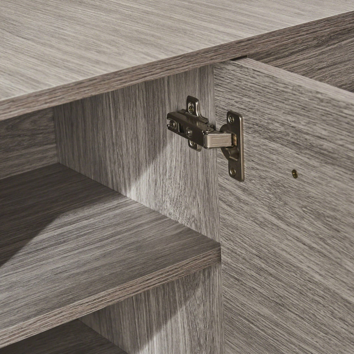 Grey Wood Cabinet J161
