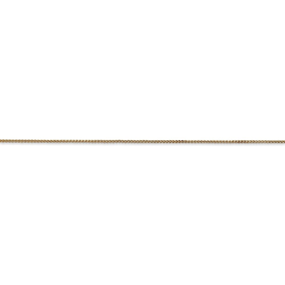 14k Yellow Gold .85mm Wheat Chain Necklace 16inch O30457