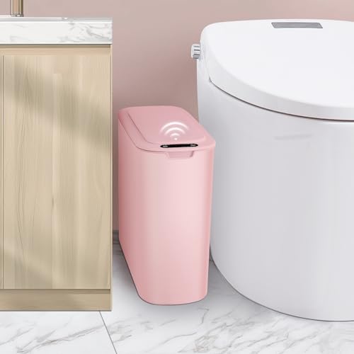 Automatic Motion Sensor 2.6 Gallon Touchless Trash Can White W408