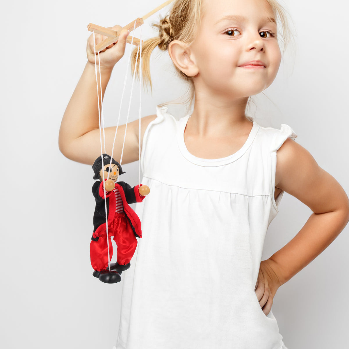 Pirate Wooden Marionette String Puppet S433