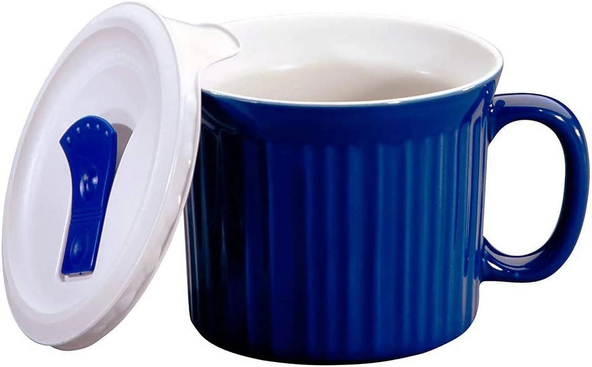 20 oz Stoneware Meal Mug with Vented Lid R272341