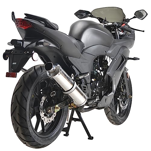 125cc Motorcycle with Manual Transmission, LED Lights and 17 inches Wheels Y6254