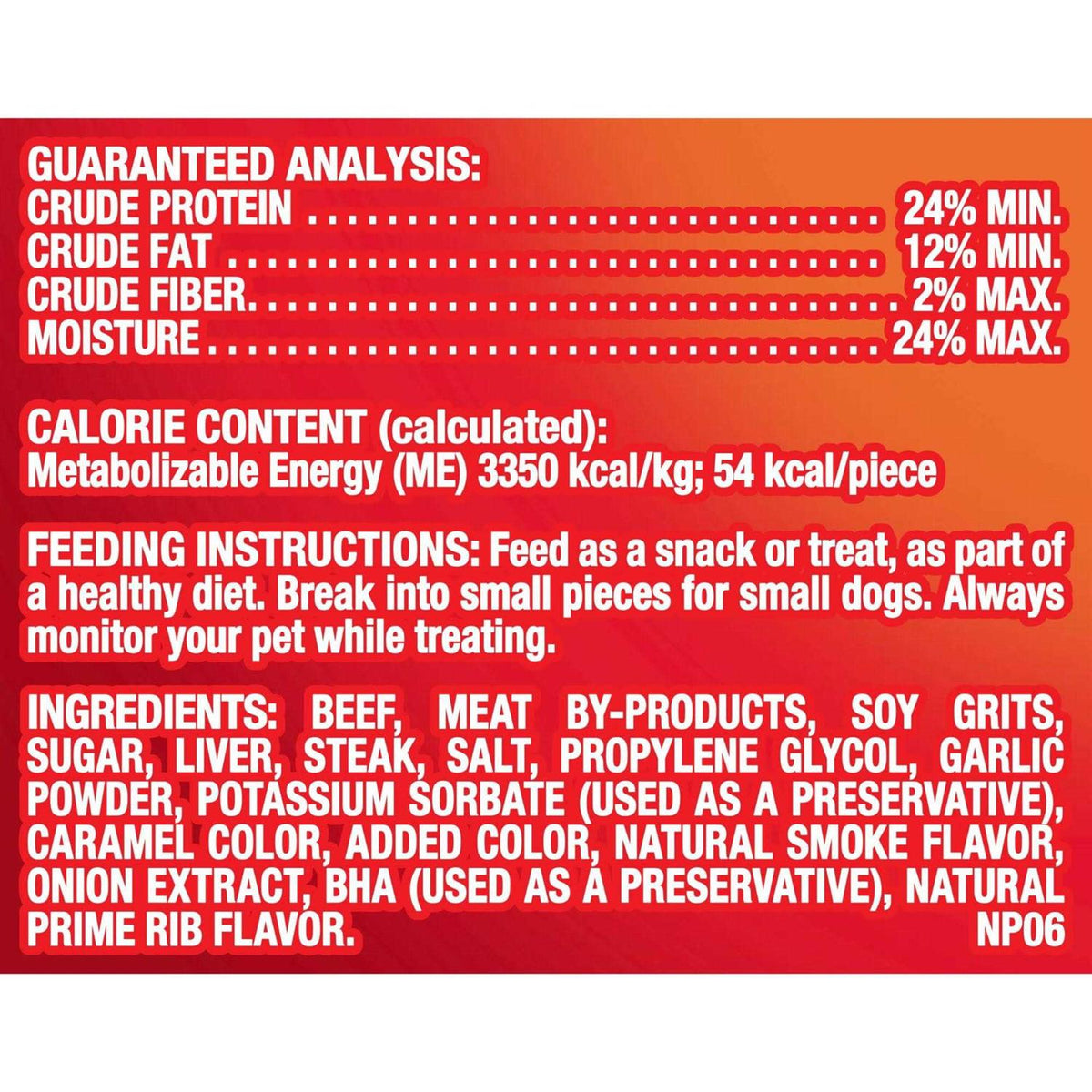 Prime Rib Flavor Dog G947