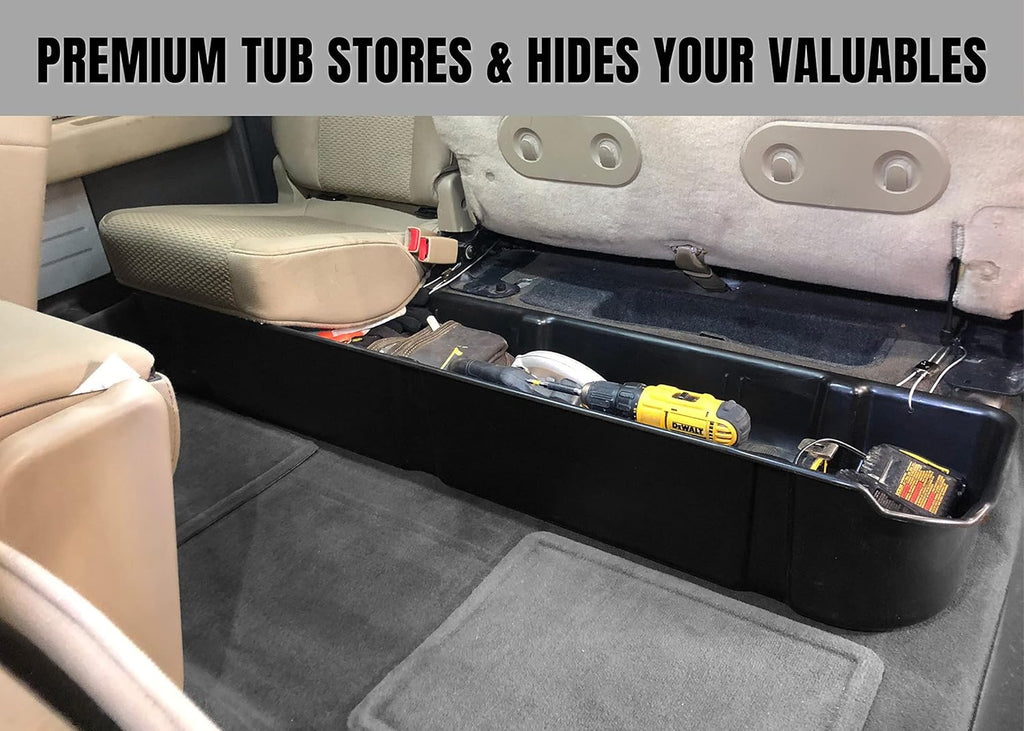 Under Seat Storage Box for Ford F-150 SuperCrew and SuperDuty Crew Cab K2388