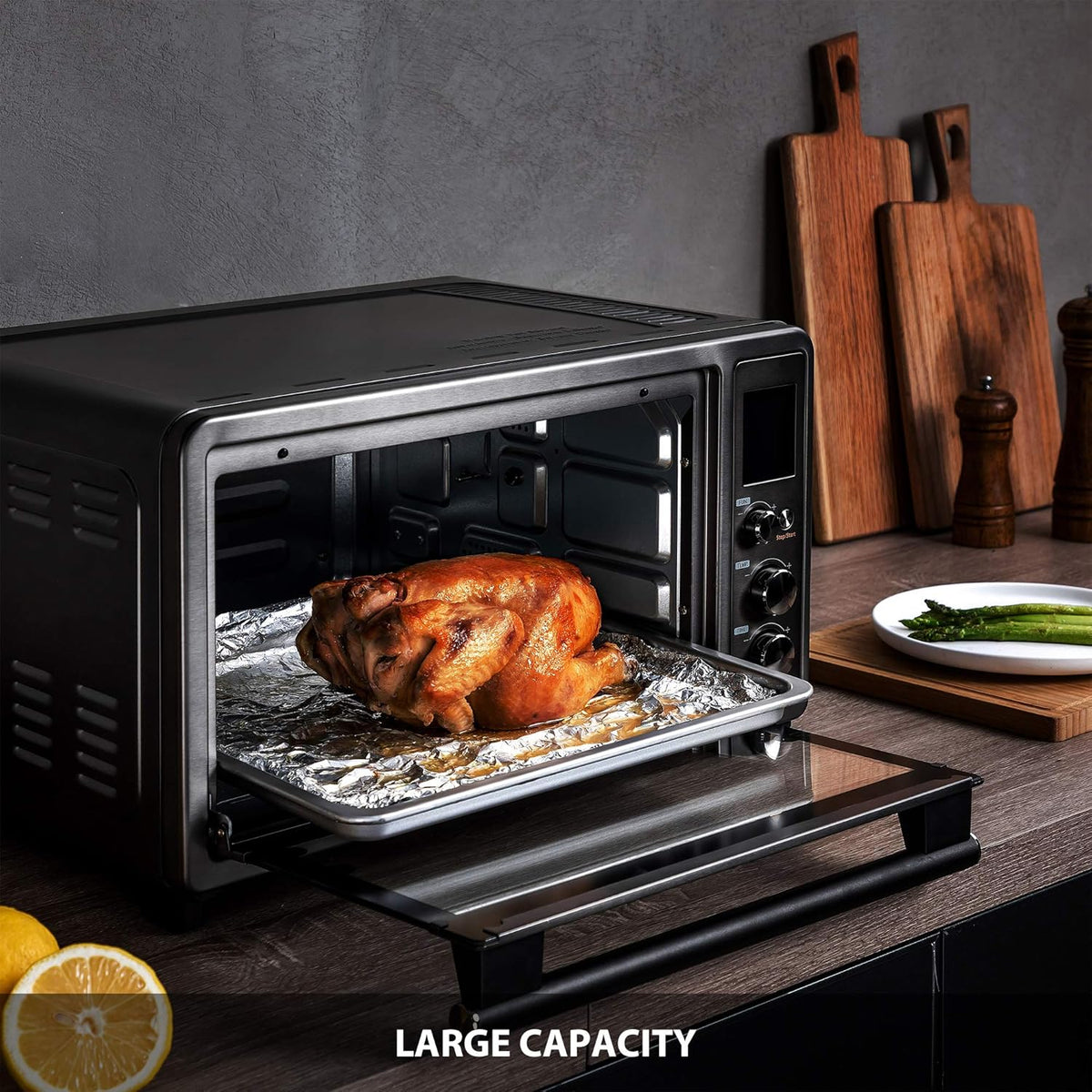 6-slice 12-inch Digital Toaster Oven with 1700W C62588