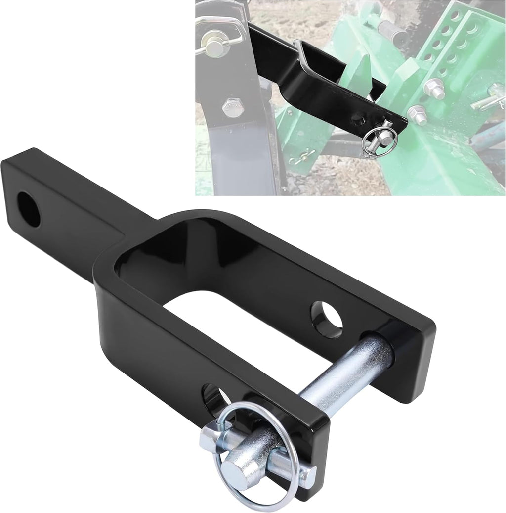 Black Steel Quick Hitch Adapter for Category 1 3-Point Tractors Z18734