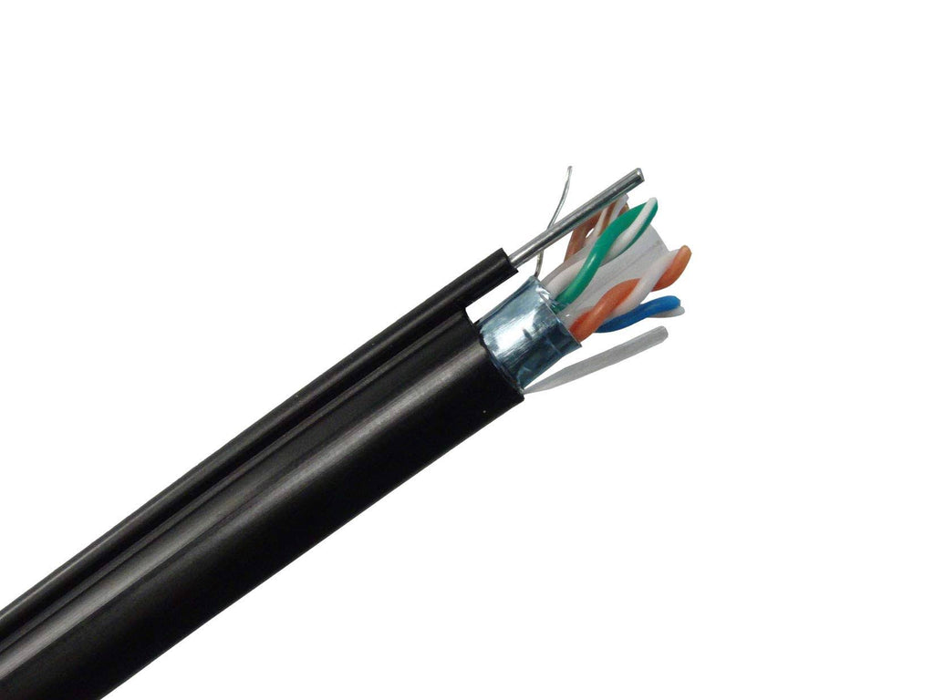 Cat6 Shielded Aerial Bulk Ethernet Cable, 23 AWG H290351