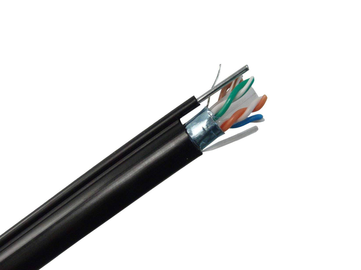 Cat6 Shielded Aerial Bulk Ethernet Cable, 23 AWG H290351
