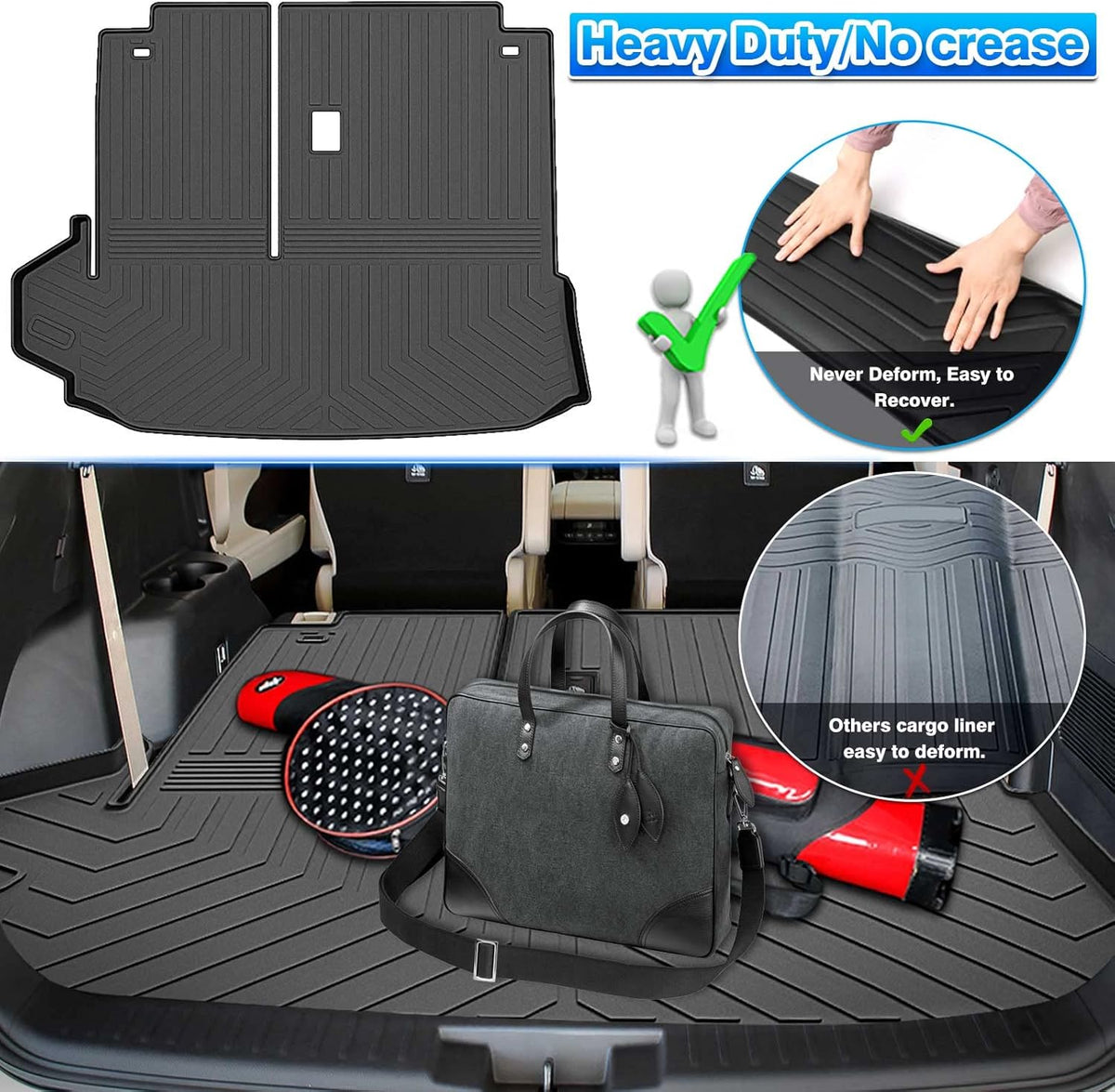 All Weather TPE Cargo Liner for Toyota Highlander 2020-2022 H167
