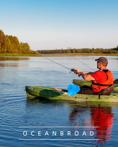 Adjustable Fishing Kayak Paddle with Paddle Leash H747279