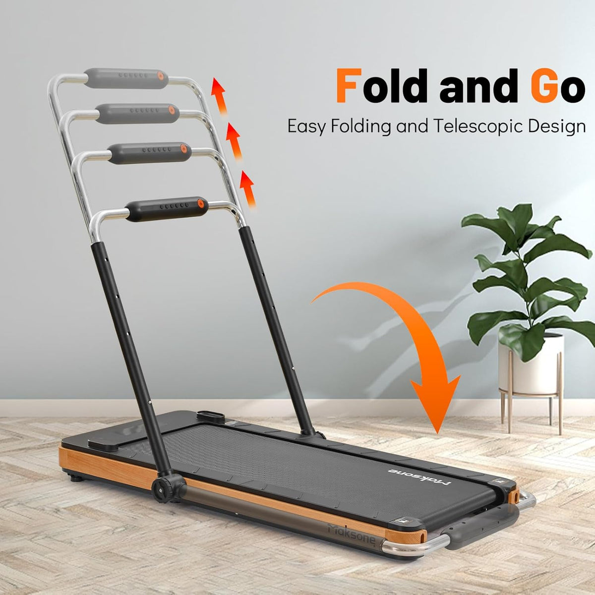 Folding Walking Pad Under Desk Treadmill with Remote Control Z450