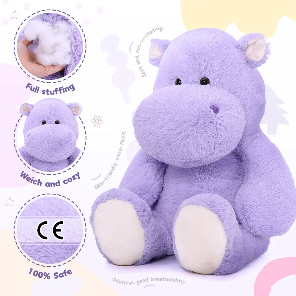36" Giant Hippopotamus Stuffed Animal Plush Toy H8903