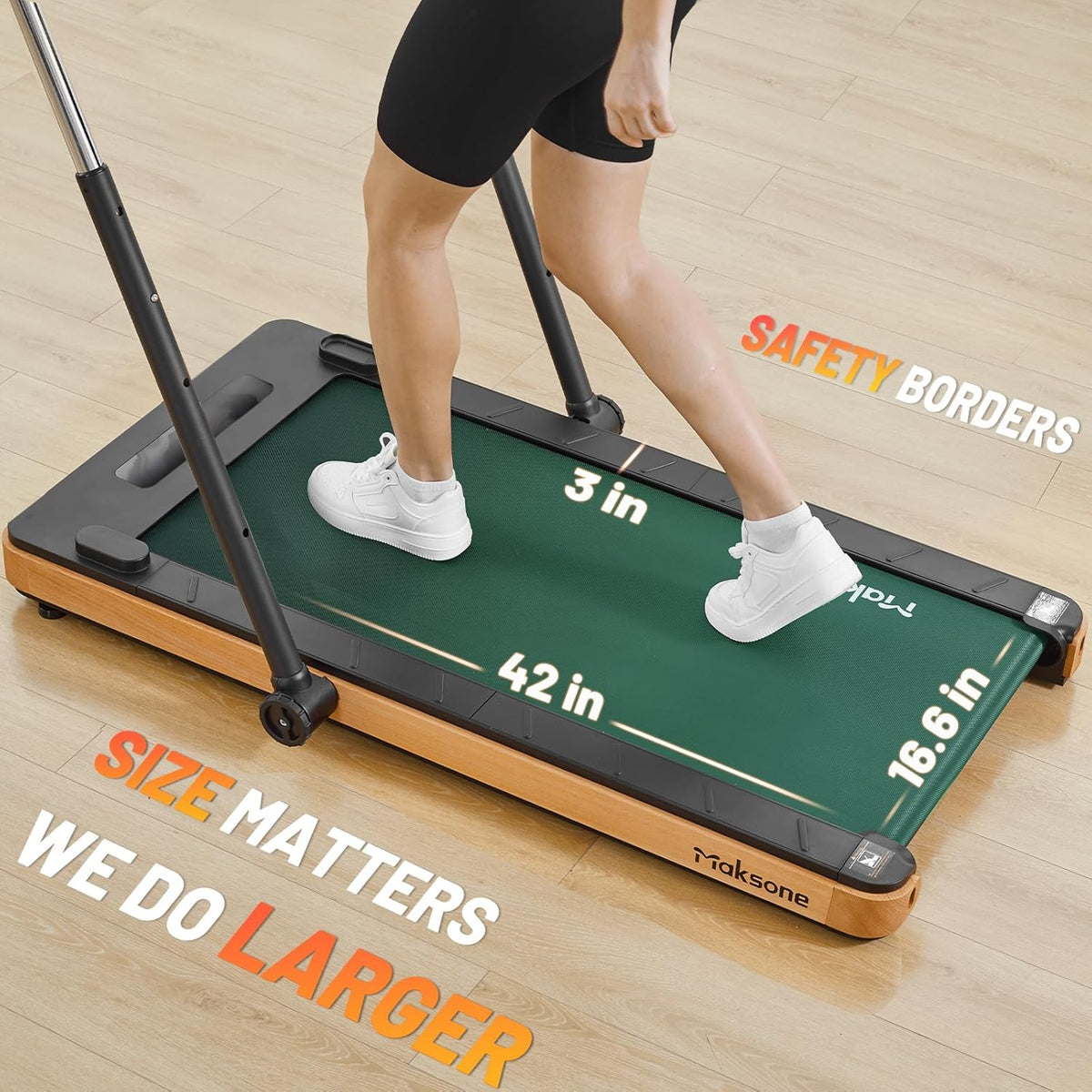 Folding Walking Pad Under Desk Treadmill with Remote Control Z450
