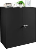 Lockable Metal Storage Cabinet with 2 Doors Q375903