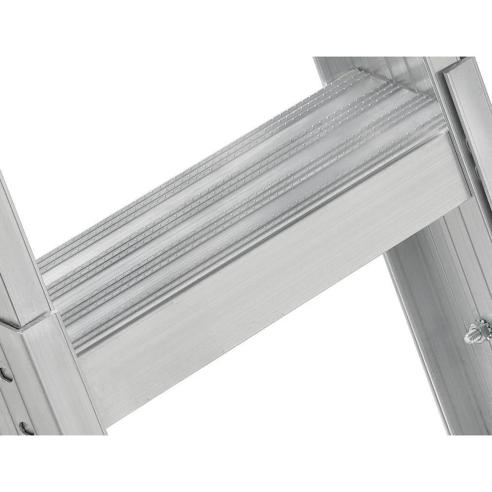 Aluminum Attic Ladder, 7 ft. 8 in. to 10 ft. 3 in., 25.5 in. x 54 in., 375 lbs. Maximum Load Capacity J552778