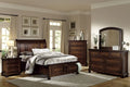 Brown Cherry 5pc Bedroom Set Eastern King Platform Bed P789212