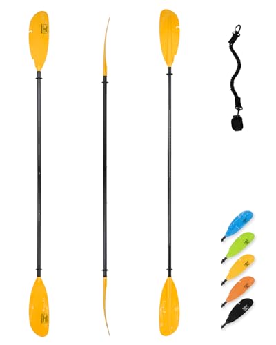 Adjustable Fishing Kayak Paddle with Paddle Leash H747279