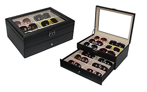 Large Eyeglass Sunglass Display Case Storage Box Z393
