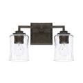 2 Light Vanity, Renaissance Brown Z350