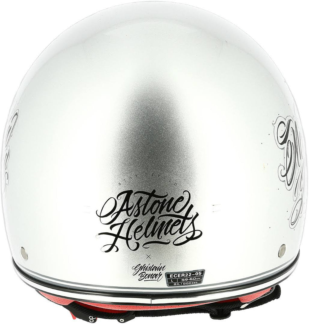 Silver M Jet Helmet B21099