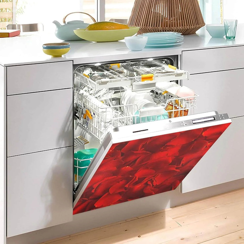 Red Rose Dishwasher Magnet Cover, 23 x 26 Inch S992515