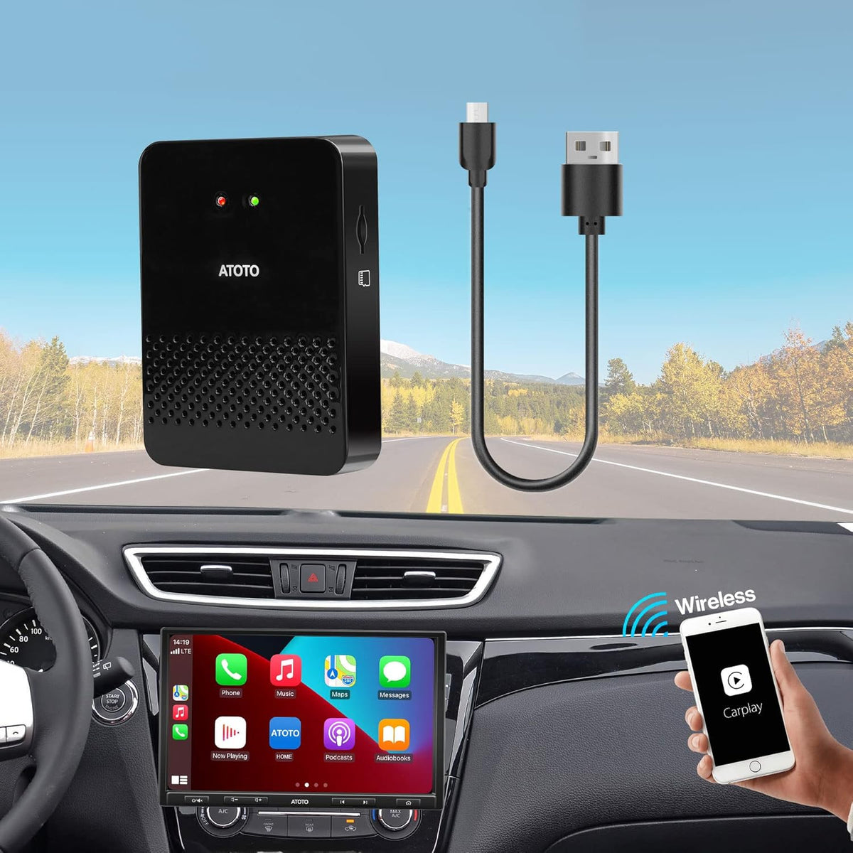 Wireless Carplay Adapter Pack of 2 F7144
