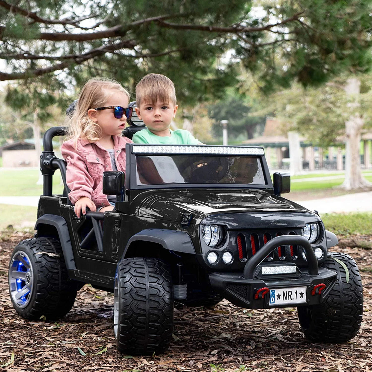 12V Two Seater Ride On Electric Car with Swappable Battery R605