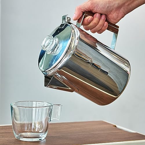 Stainless Steel Stovetop Coffee Percolator (9 Cups) K34890