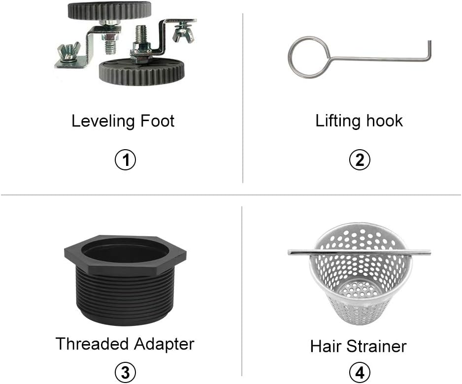 36 inch Linear Shower Drain with Brushed 304 Stainless Steel Bar Pattern Grate V5611