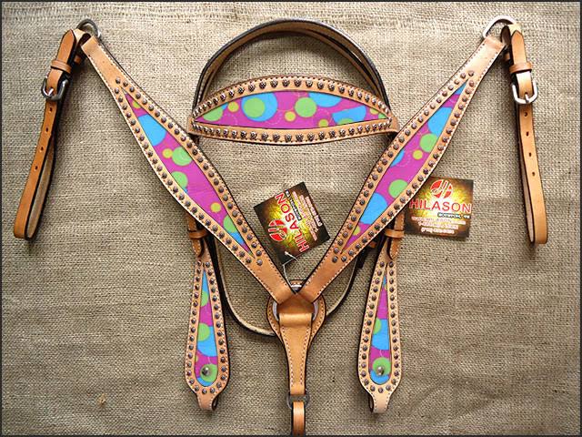Tan Leather Horse Breast Collar K879