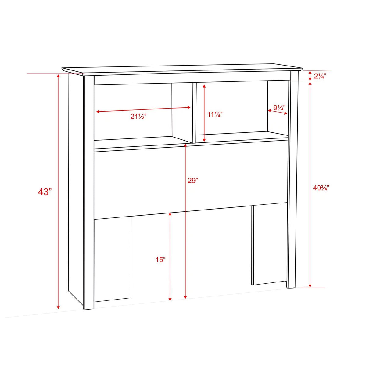 Twin Headboard E856