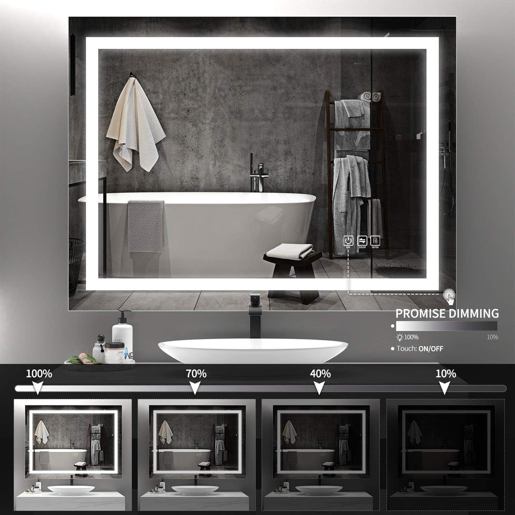 LED Lighted Bathroom Mirror I749