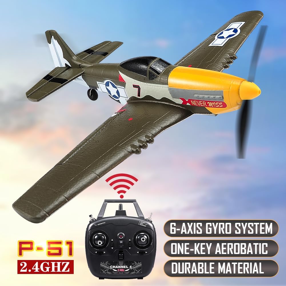 4 Channel Remote Control Airplane with Aileron G451