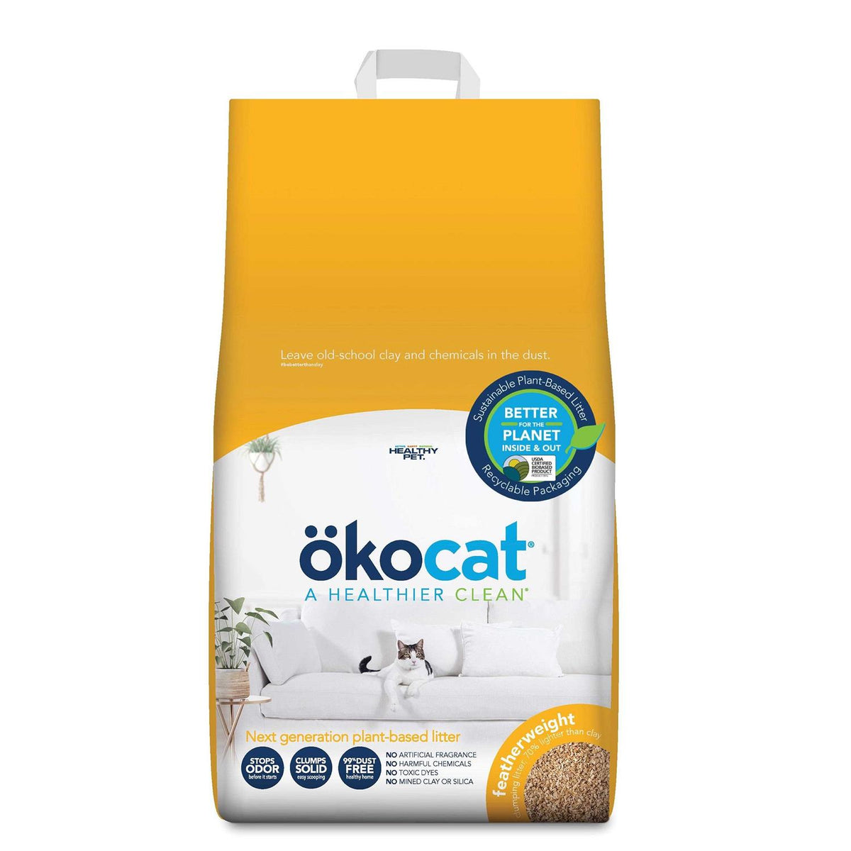 Featherweight Clumping Wood Cat Litter Y3003