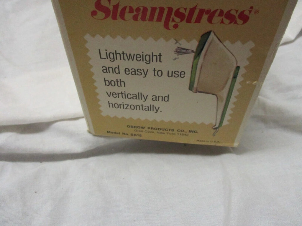 Vintage Fabric Steam Iron V93956