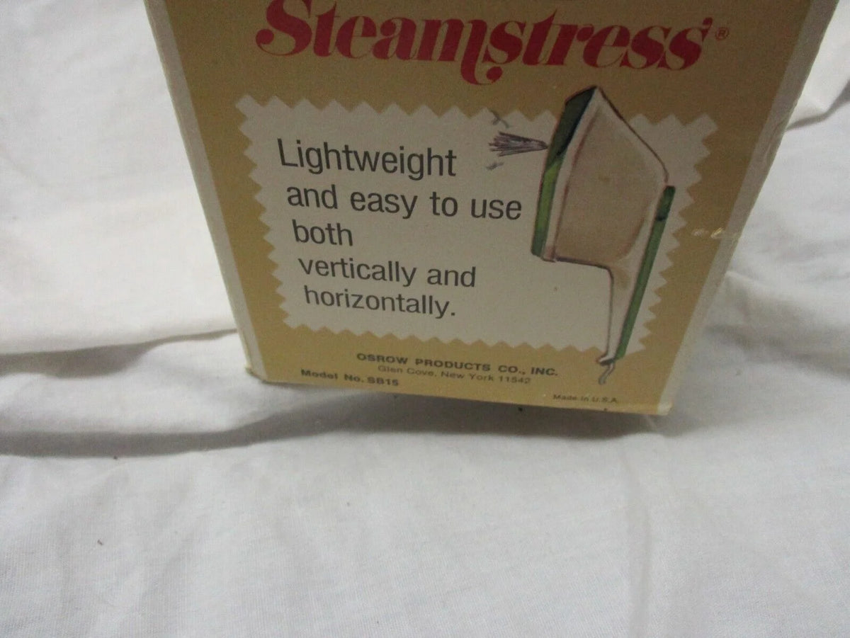 Vintage Fabric Steam Iron V93956