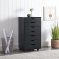 Gray 6 Drawer Office Storage Cabinet R182059