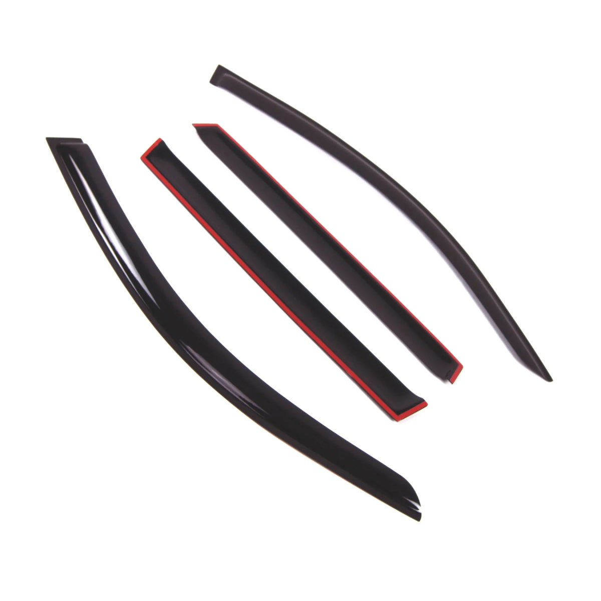 Smoke Tinted 4 Pcs Window Visor Deflector C536