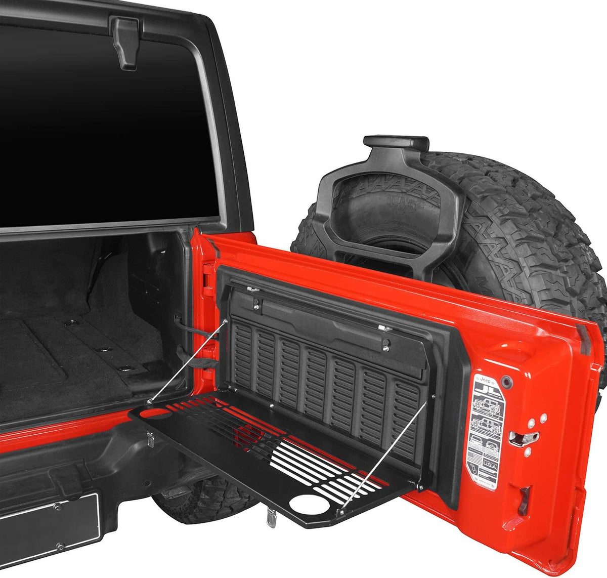Foldable Tailgate Table Cargo Shelf M9077